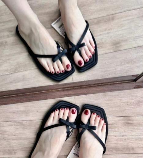 [RETRO] 9078 Ribbon Strap Sandals 4