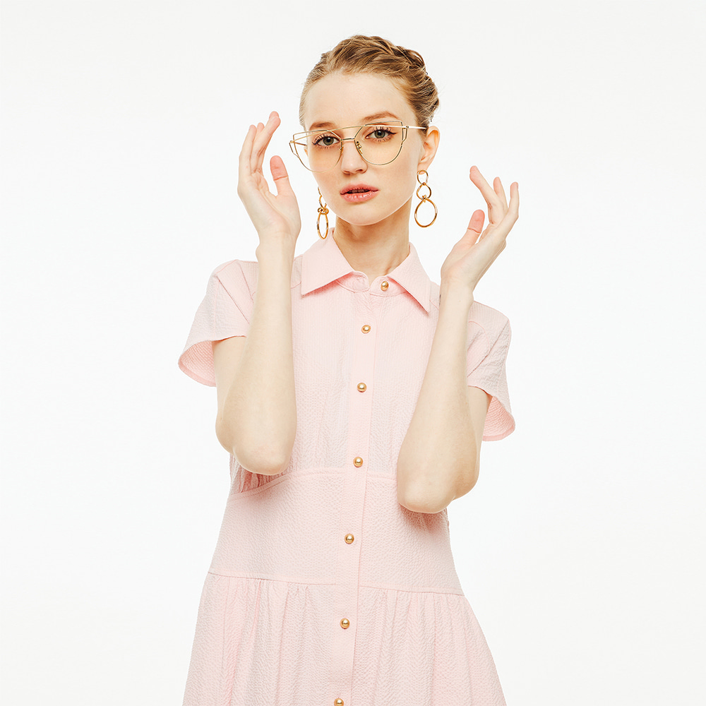 [DE PERI MERA] Veronica Seersucker Dress 9