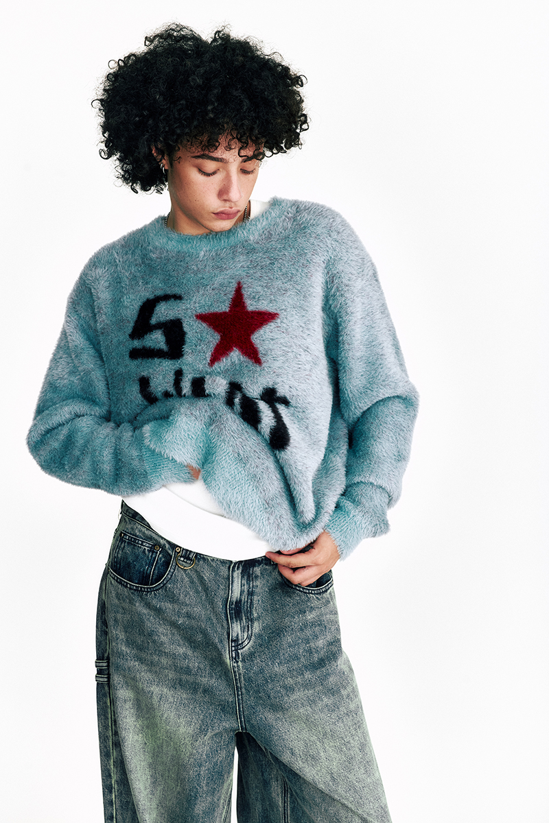 [SSERPE] SO WHAT HAIRY KNIT SWEATER 6