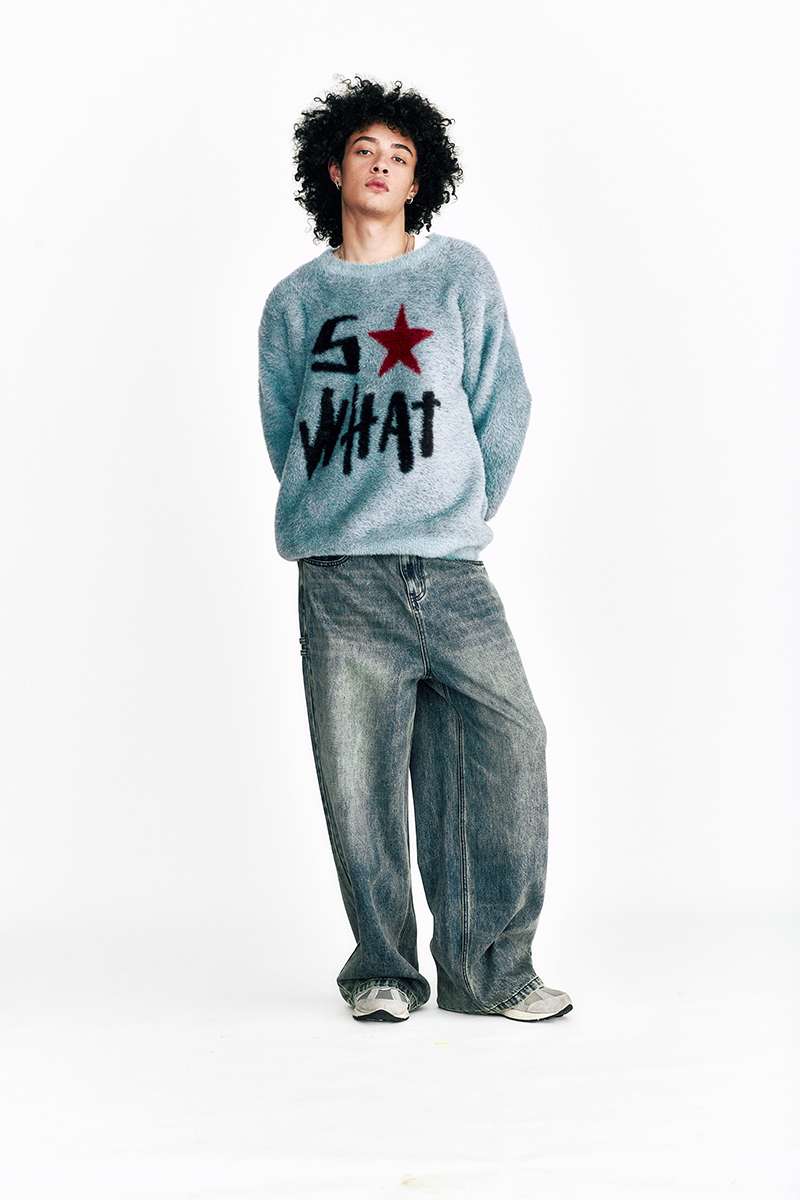 [SSERPE] SO WHAT HAIRY KNIT SWEATER 5