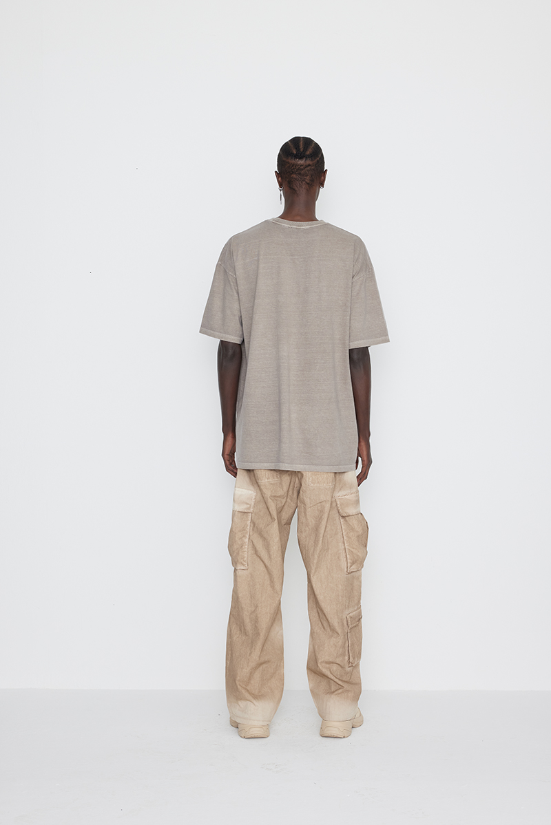 [SSERPE] DYEING CARGO BANDING PANTS BEIGE 4