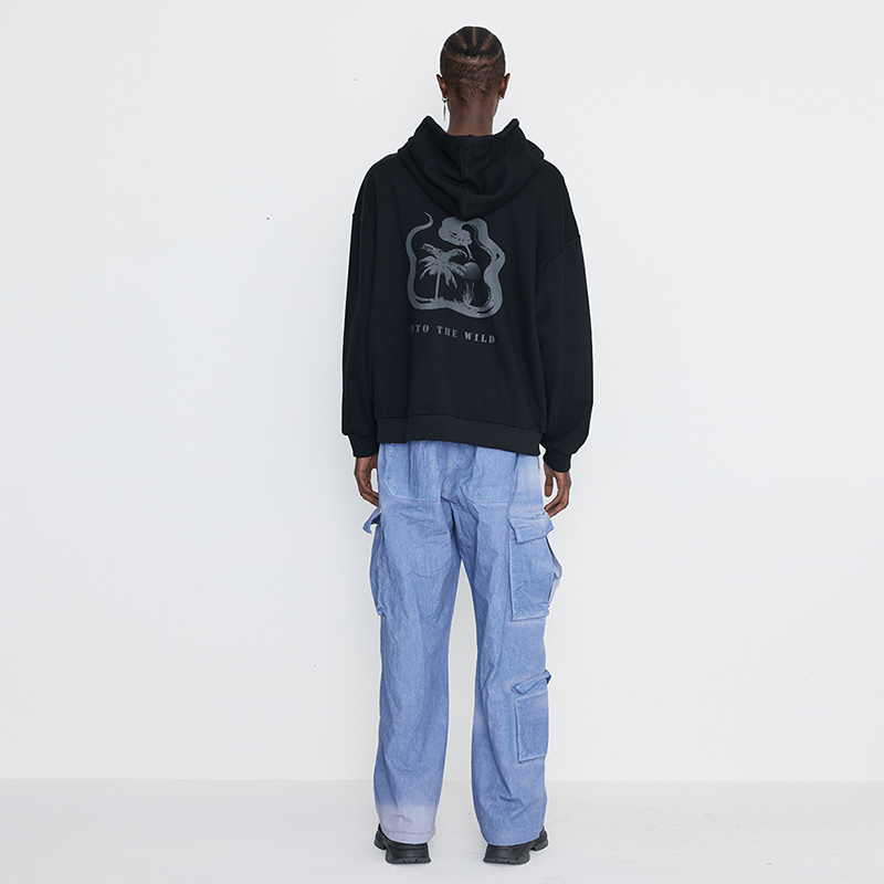 [SSERPE] DYEING CARGO BANDING   PANTS BLUE 5