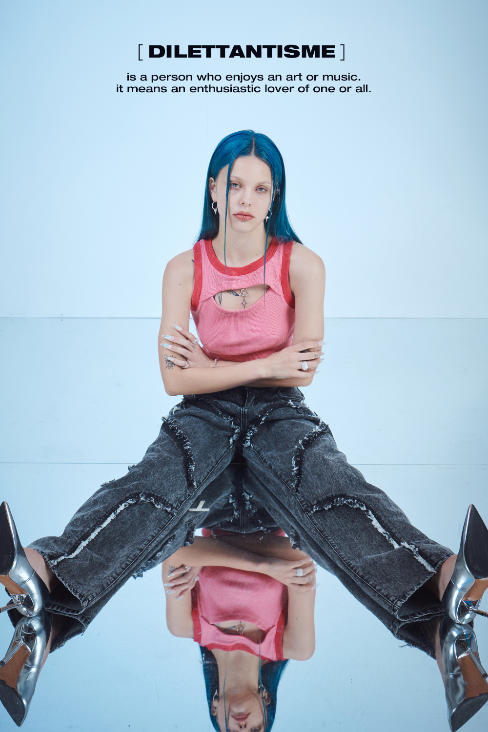 [DILETTANTISME] HEART ICE WASHING JEANS 8