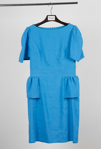 [FREAKS BY KIMTAEHOON] Gabriel Garcia Marquez's lover Dress _ BLUE 5