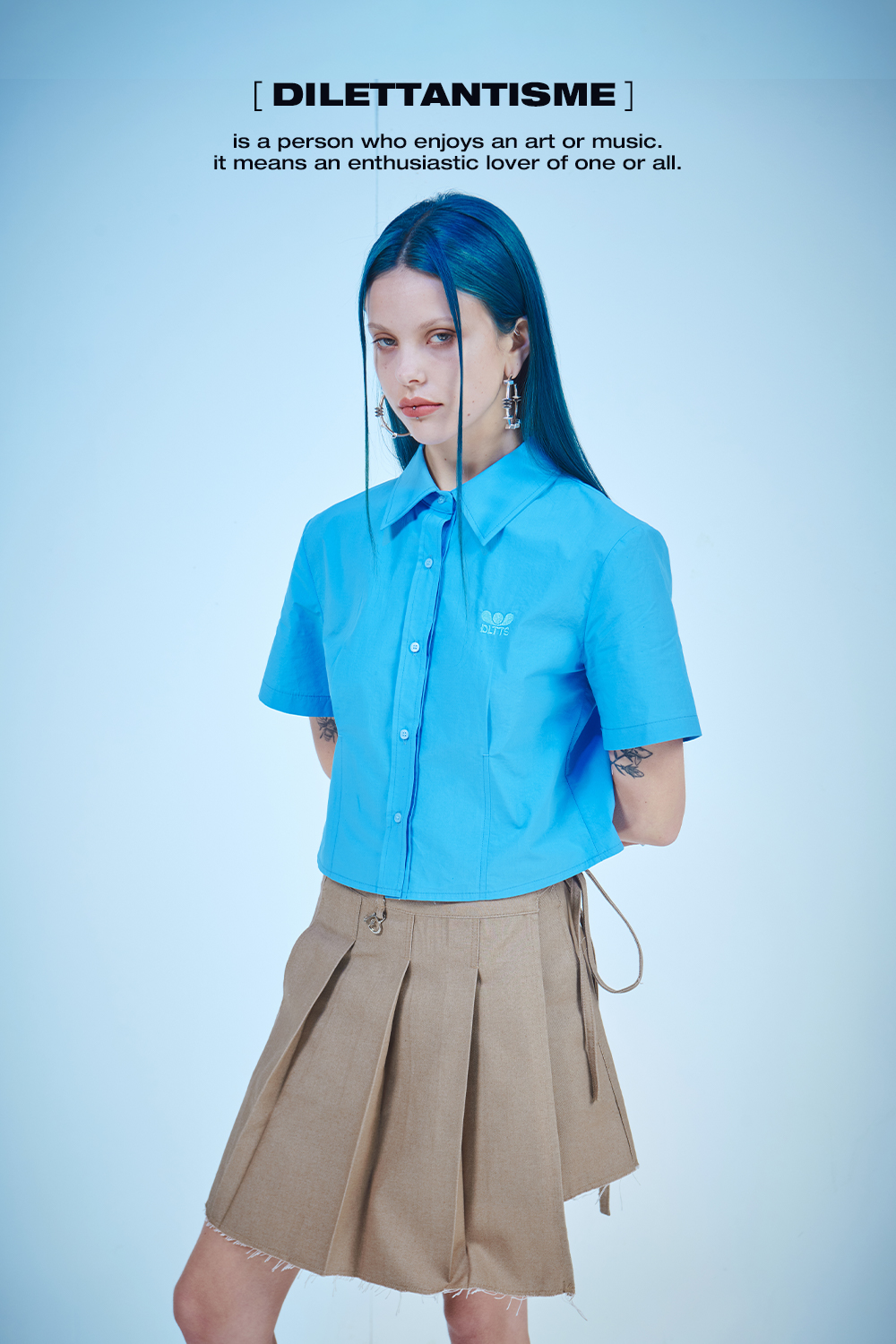 [DILETTANTISME] D-Ring Pleats Wrap Skirt 6