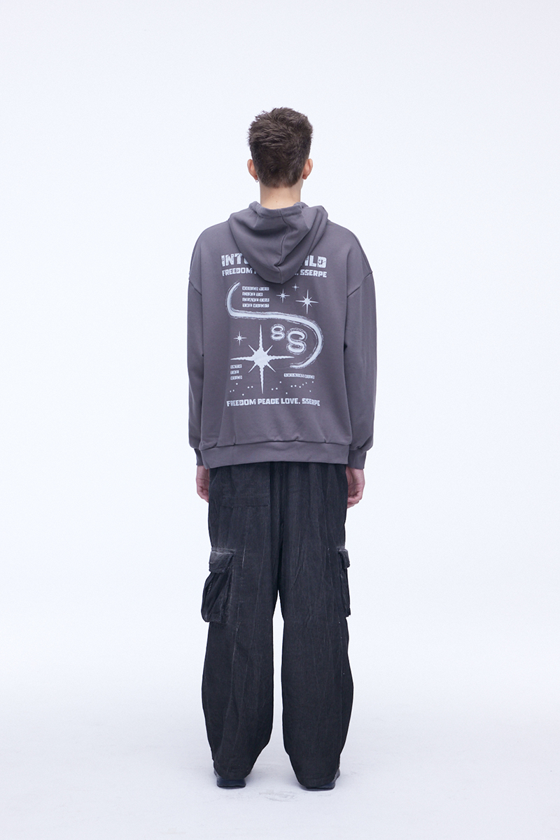 [SSERPE] DYEING CORDUROY CARGO   BANDING PANTS DIRTY BLACK 7