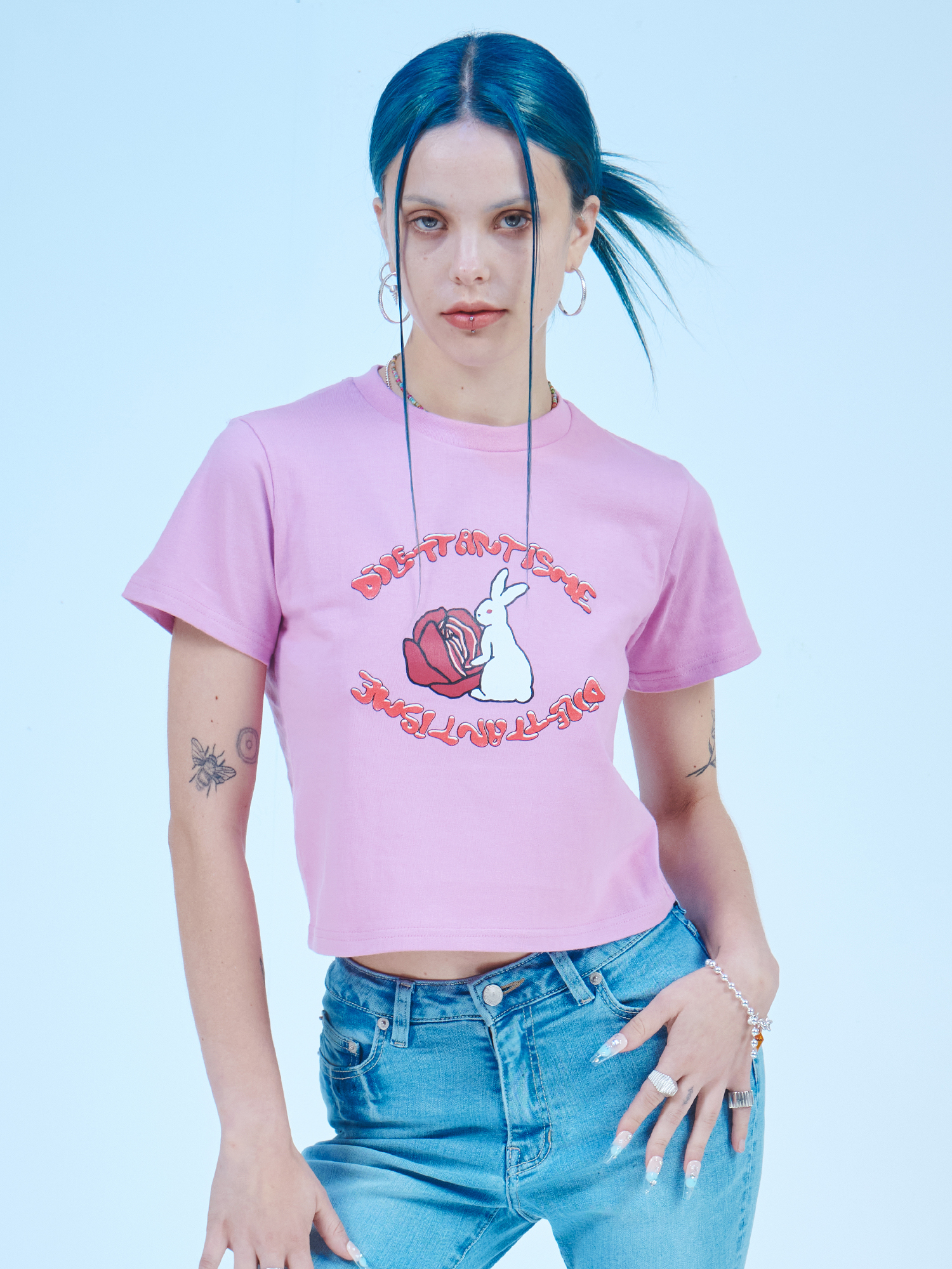 [DILETTANTISME] Rabbit Crop T-Shirts 2