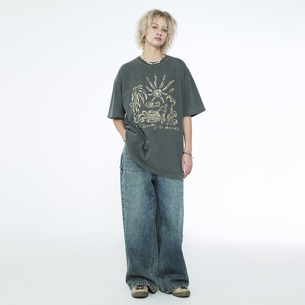 [SSERPE] DAILY BOY WIDE DENIM PANTS 5