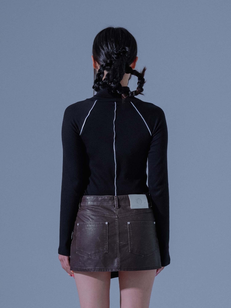 [DILETTANTISME] Piping Turtleneck T-shirts 4