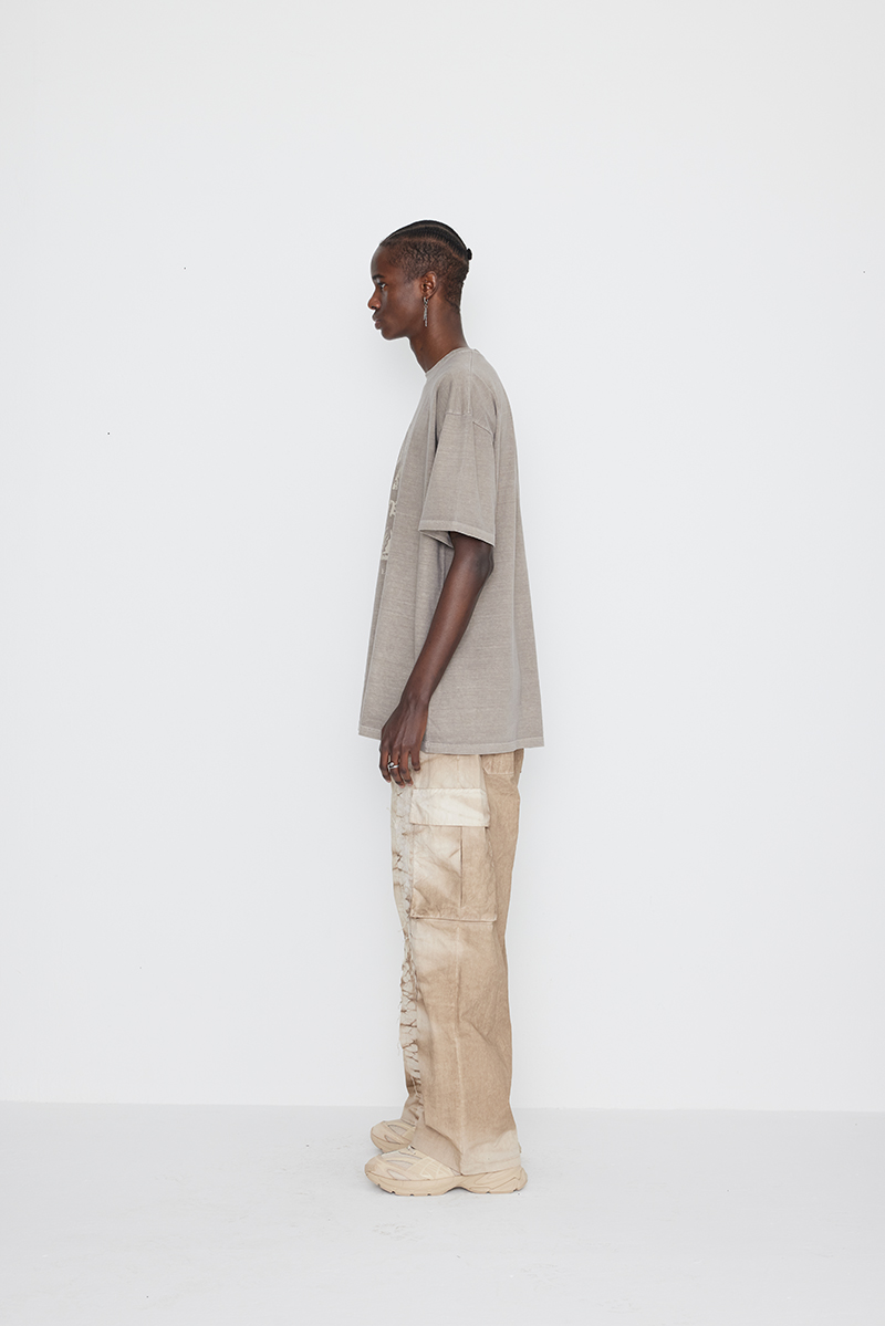 [SSERPE] DYEING CARGO BANDING PANTS BEIGE 3