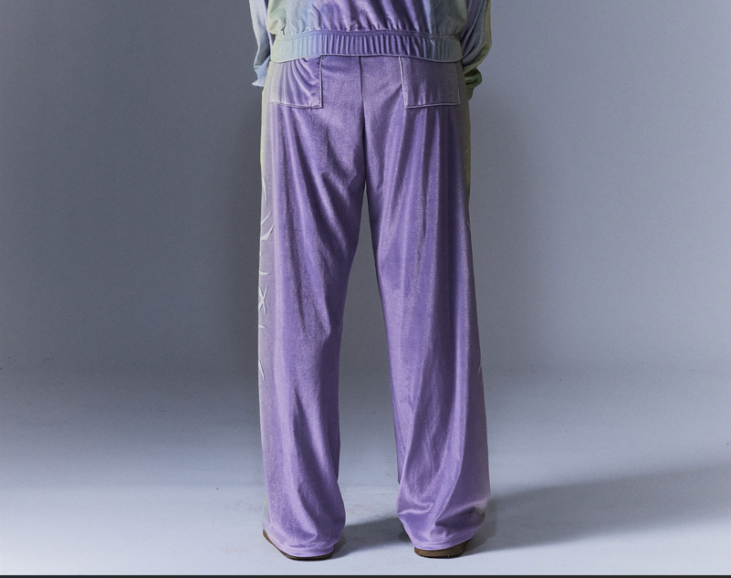 Tribal Velvet Pants-PURPLE 4