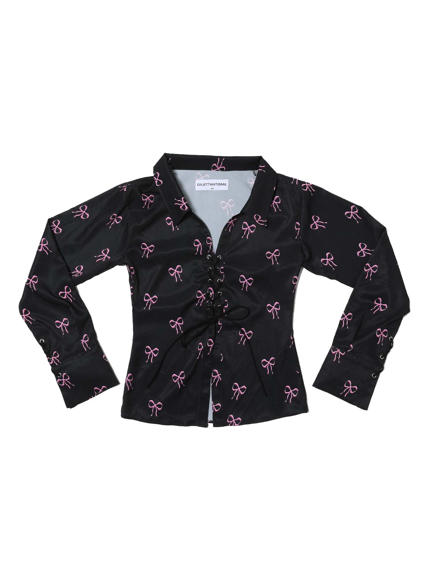 [DILETTANTISME] Ribbon Eyelet Shirt 8