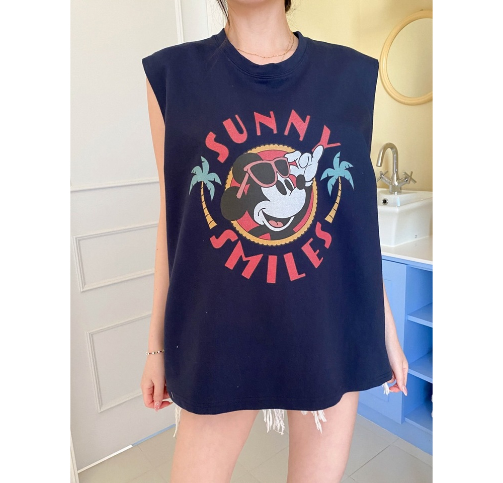 [NEON FISH] Sunny Mickey Sleeveless Top 6
