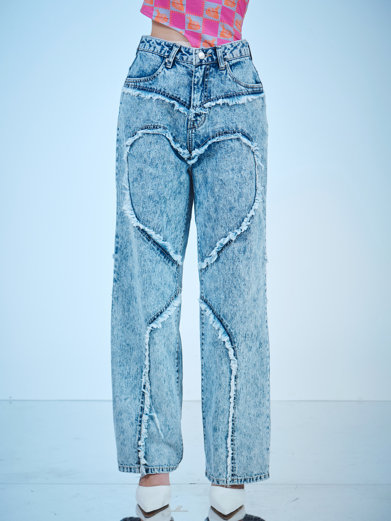 [DILETTANTISME] HEART ICE WASHING JEANS 3