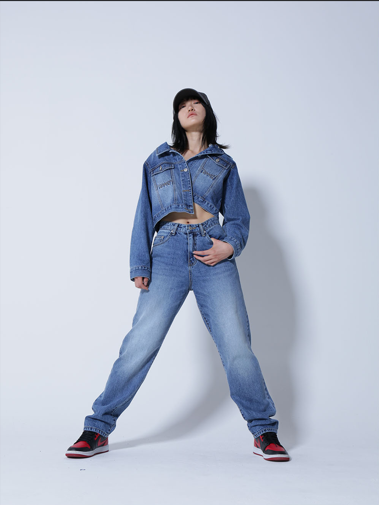 [DILETTANTISME] MID-WASHING SEMI BAGGY JEANS