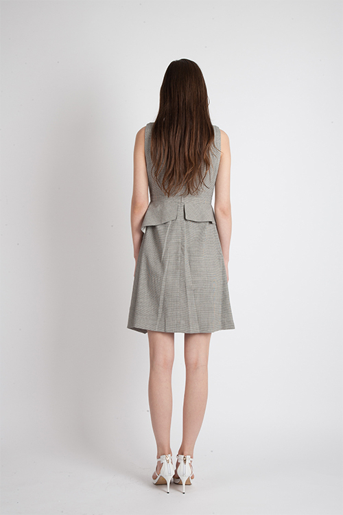[FREAKS BY KIMTAEHOON] Summer Berghain No 3/7 Modern A-line Dress _ Check 8