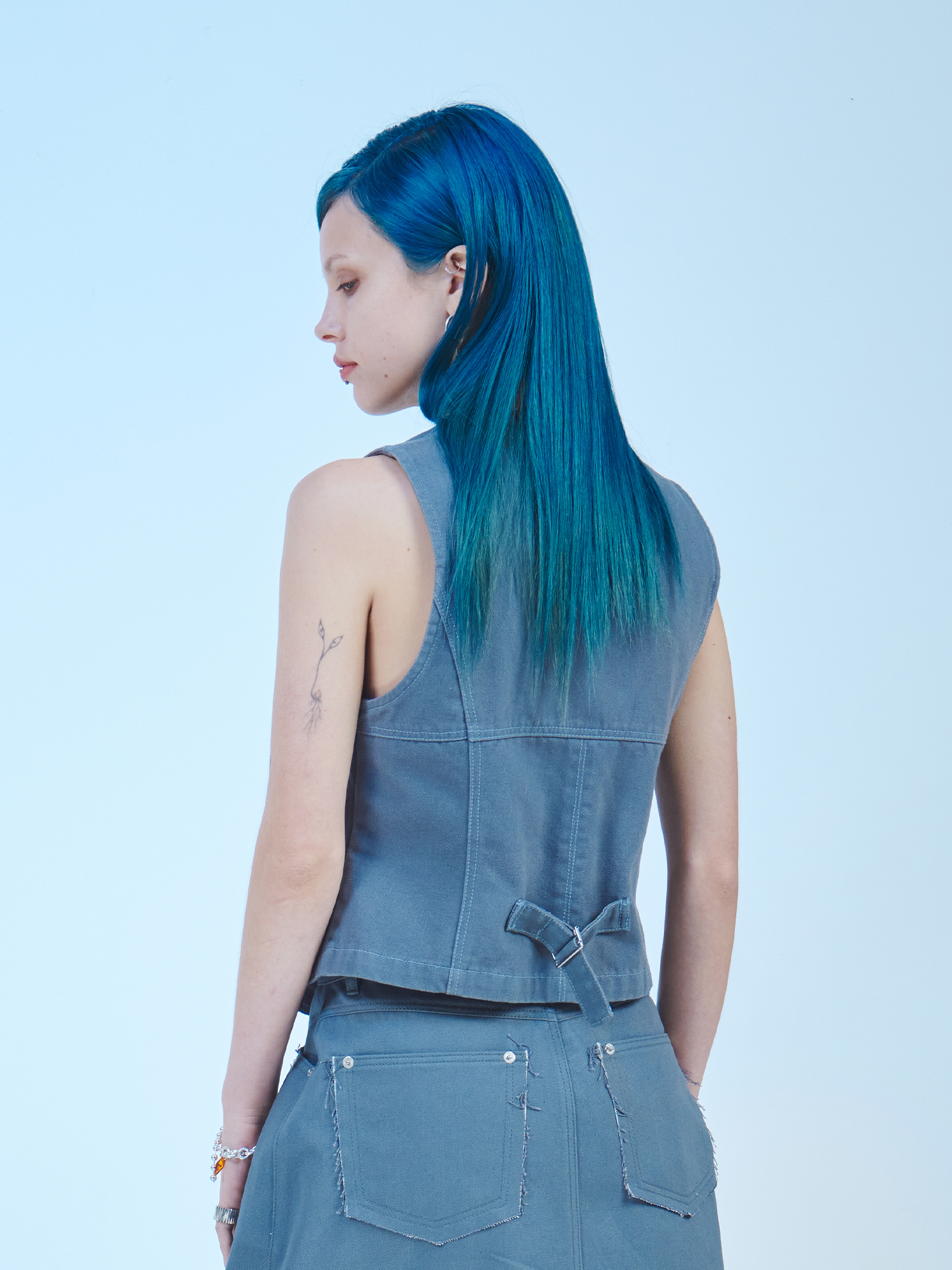 [DILETTANTISME] Grey Denim Vest 4
