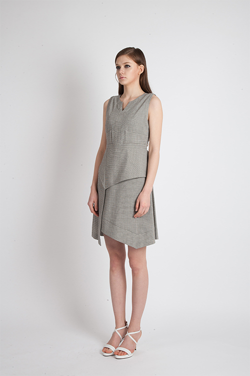 [FREAKS BY KIMTAEHOON] Summer Berghain No 3/7 Modern A-line Dress _ Check 9