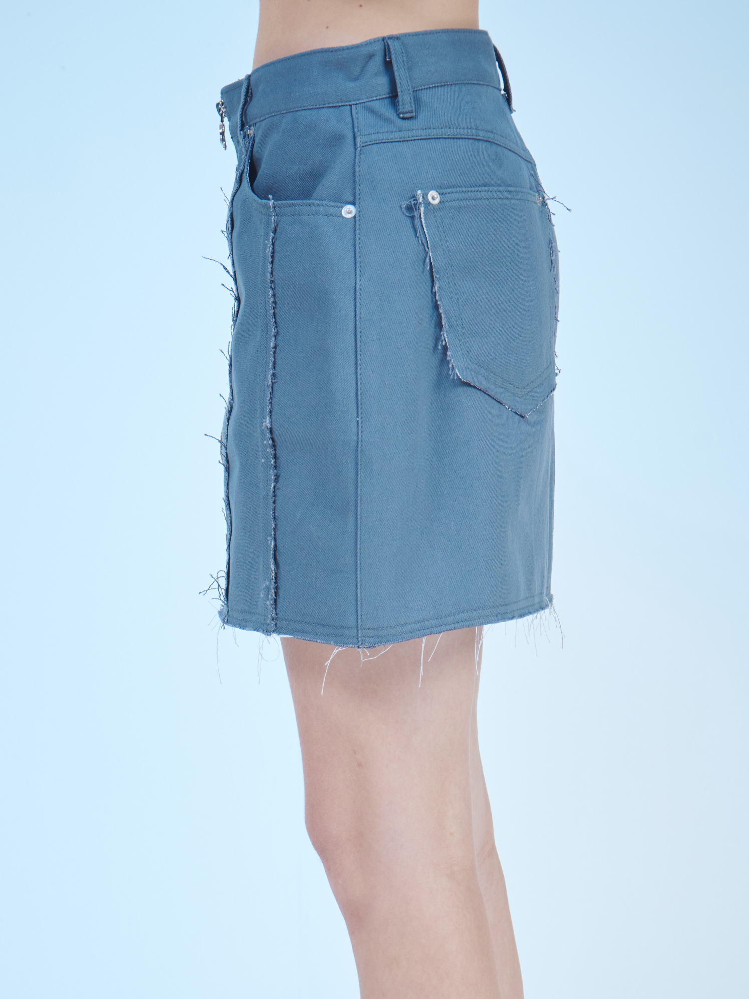 [DILETTANTISME] Zipper Hem Line Skirt 3