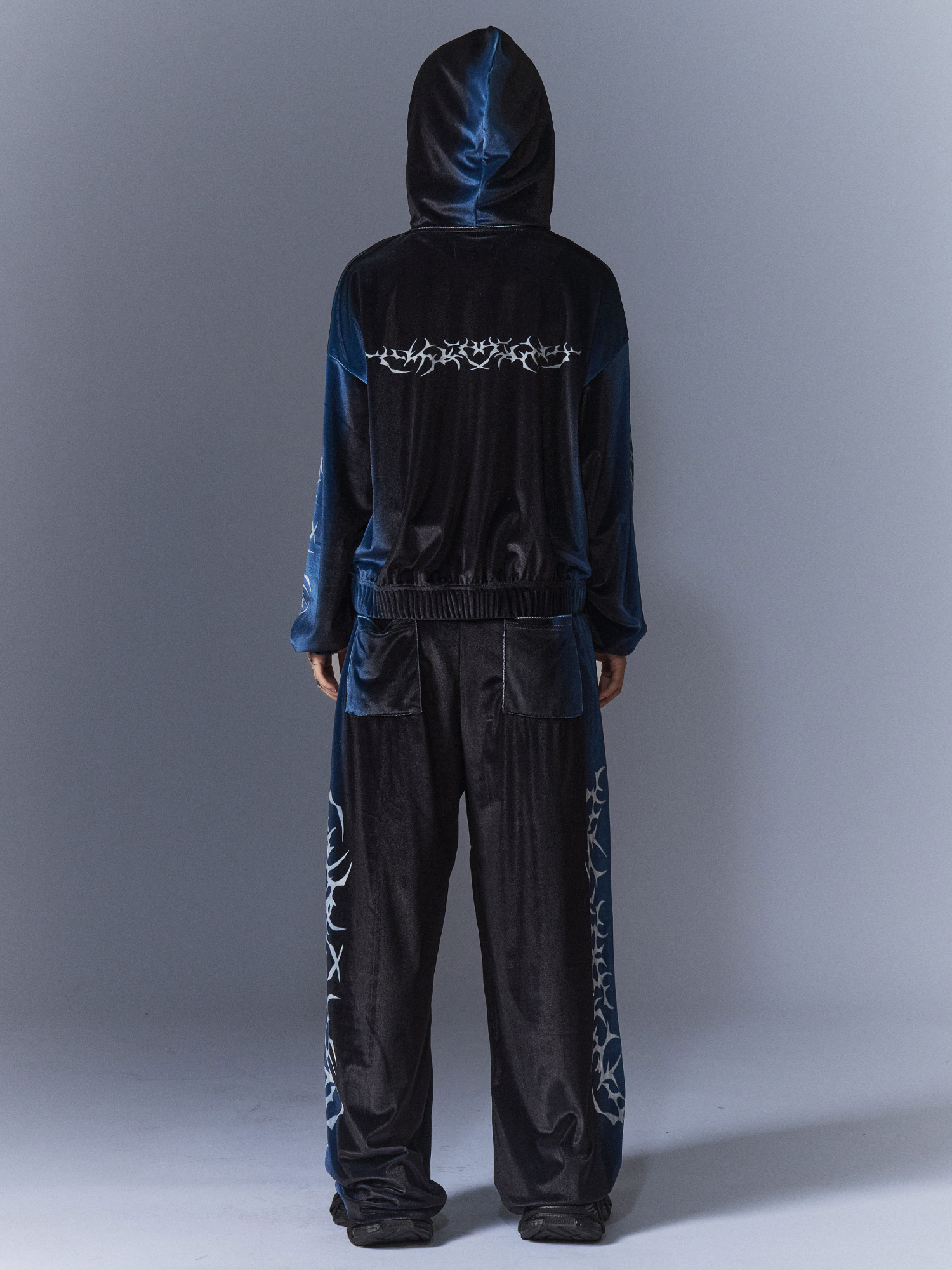 [DILETTANTISME] Tribal Velvet Hood&Pants Set 9