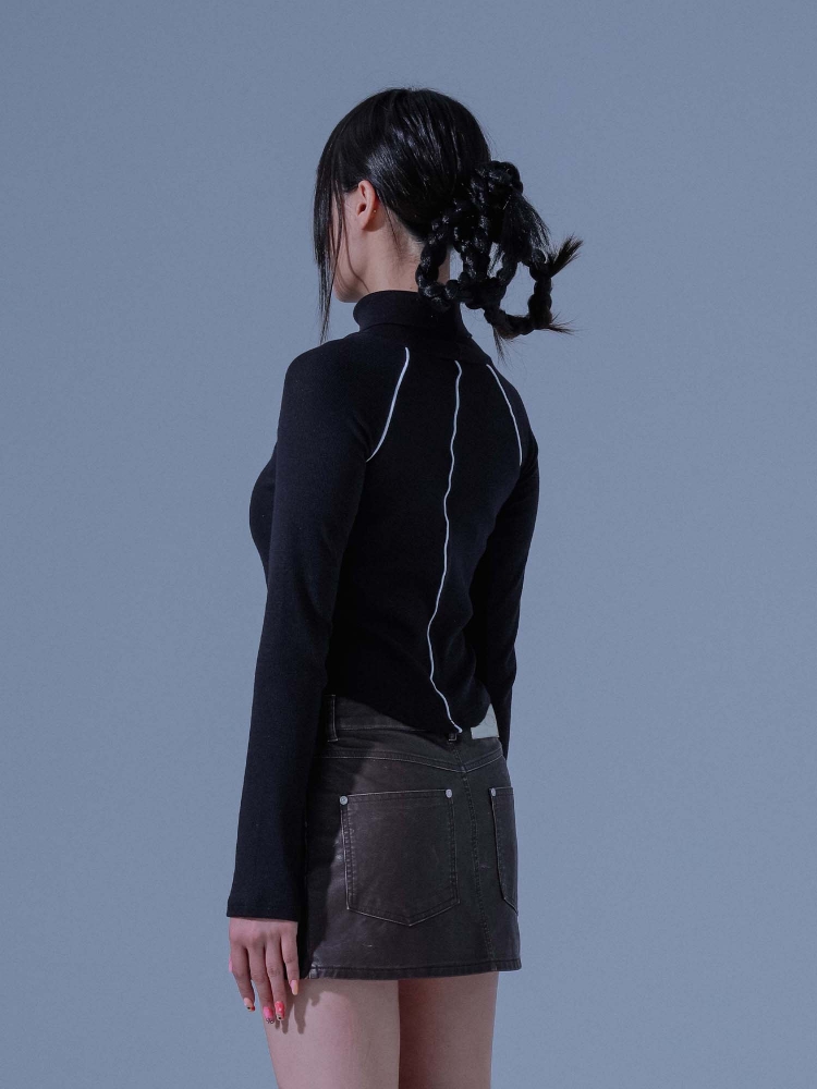 [DILETTANTISME] Piping Turtleneck T-shirts 5
