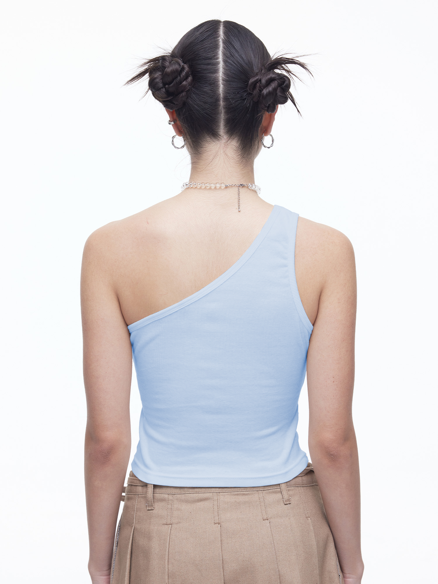 [DILETTANTISME] Unbalance Cut-Out Sleeveless T-Shirts 9