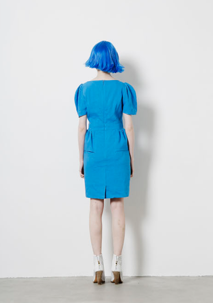 [FREAKS BY KIMTAEHOON] Gabriel Garcia Marquez's lover Dress _ BLUE 3