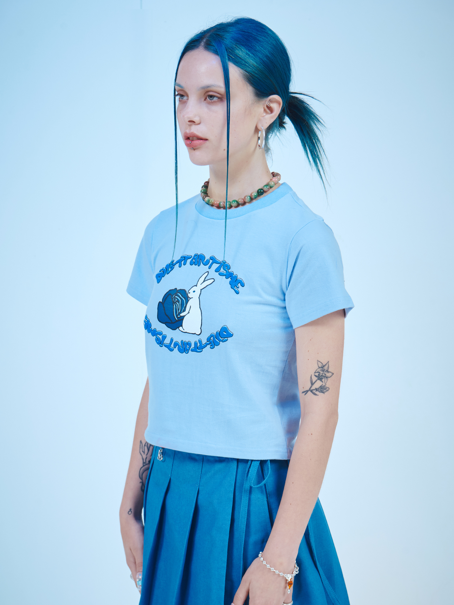 [DILETTANTISME] Rabbit Crop T-Shirts 6