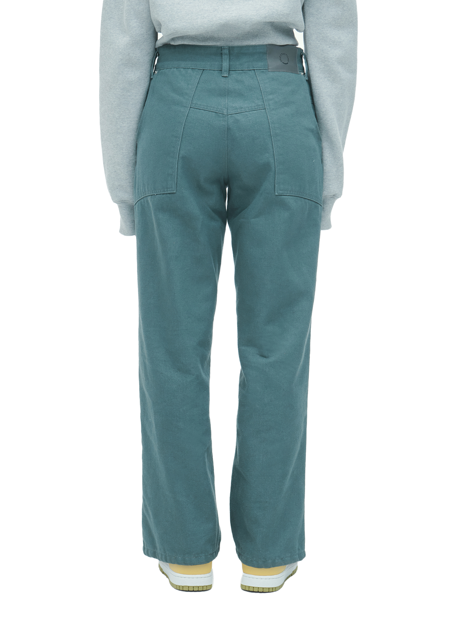 [DILETTANTISME] TURN UP LOGO BELT LOW RISE PANTS 8