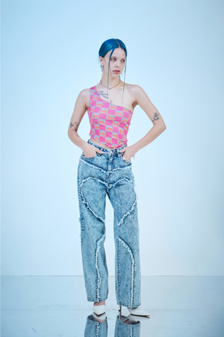 [DILETTANTISME] HEART ICE WASHING JEANS 2