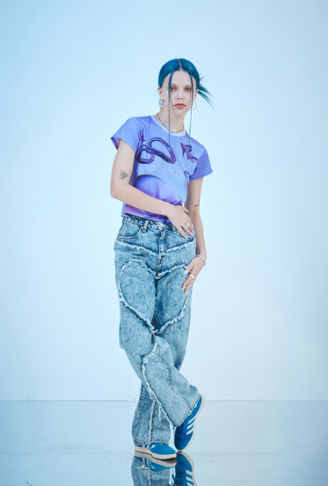 [DILETTANTISME] HEART ICE WASHING JEANS 4