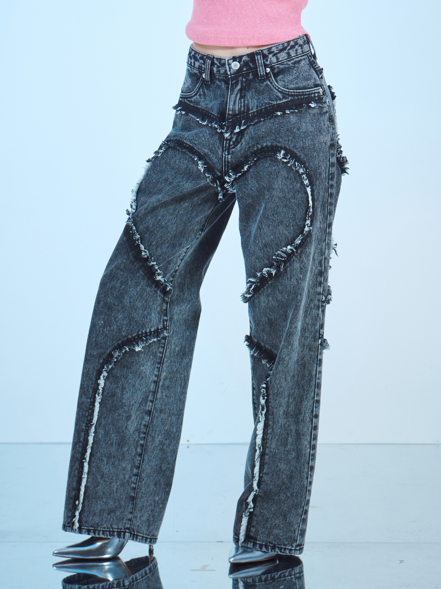[DILETTANTISME] HEART ICE WASHING JEANS 6
