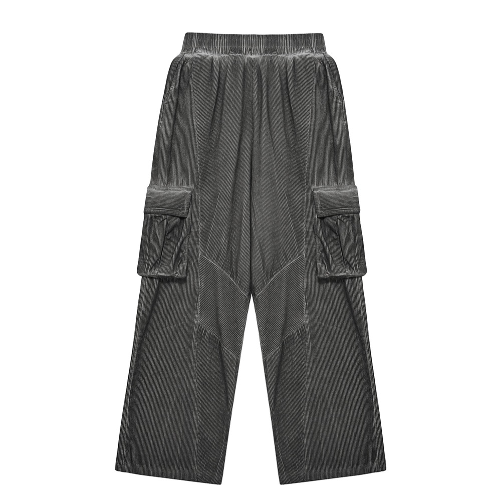 [SSERPE] DYEING CORDUROY CARGO   BANDING PANTS DIRTY BEIGE 10
