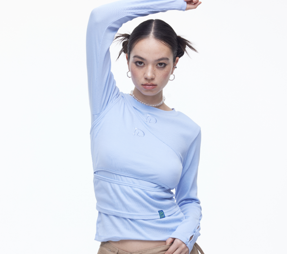Unbalance Cut-Out Sleeveless T-Shirts 5