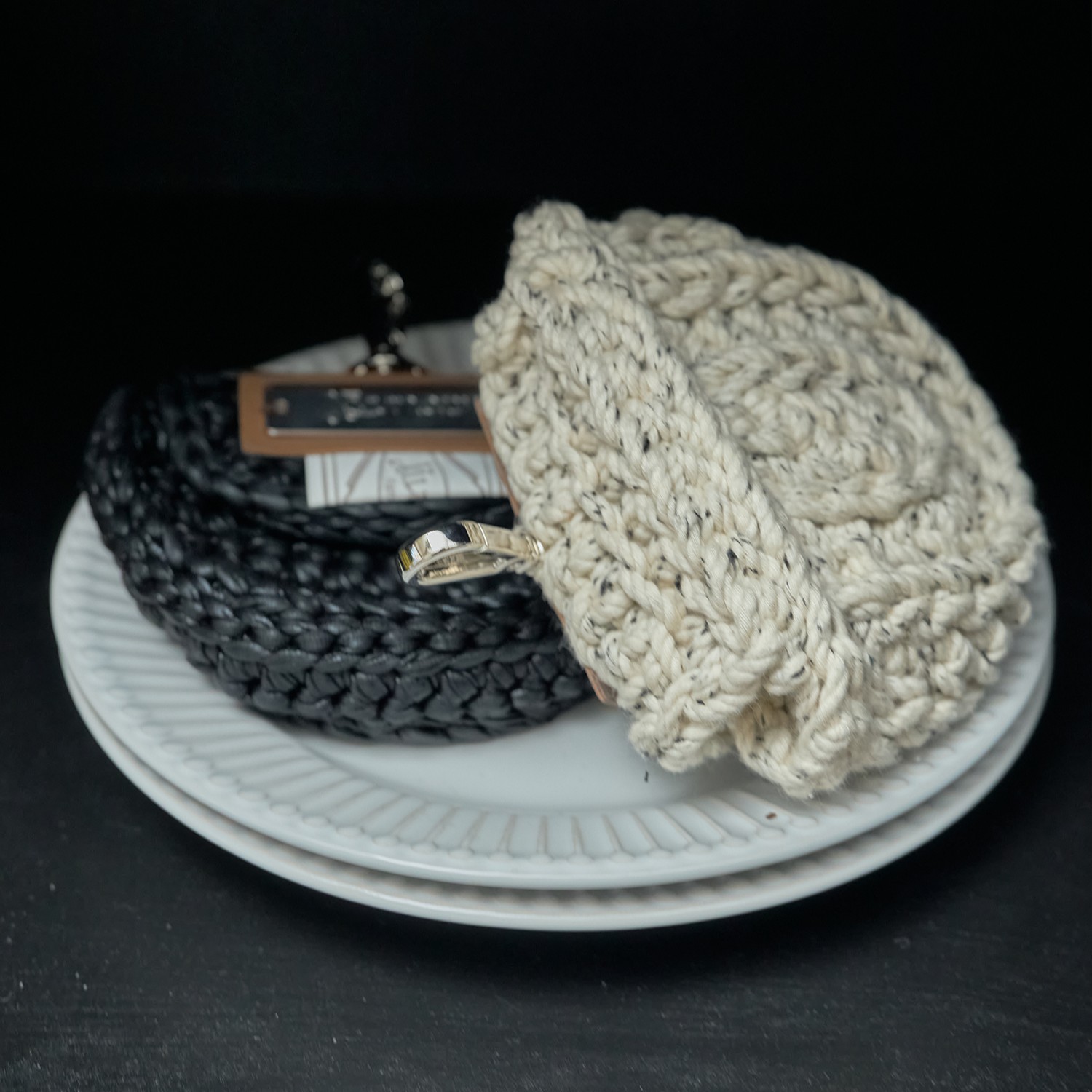 LITTLE HARF MOON Keyring-BLACK 3