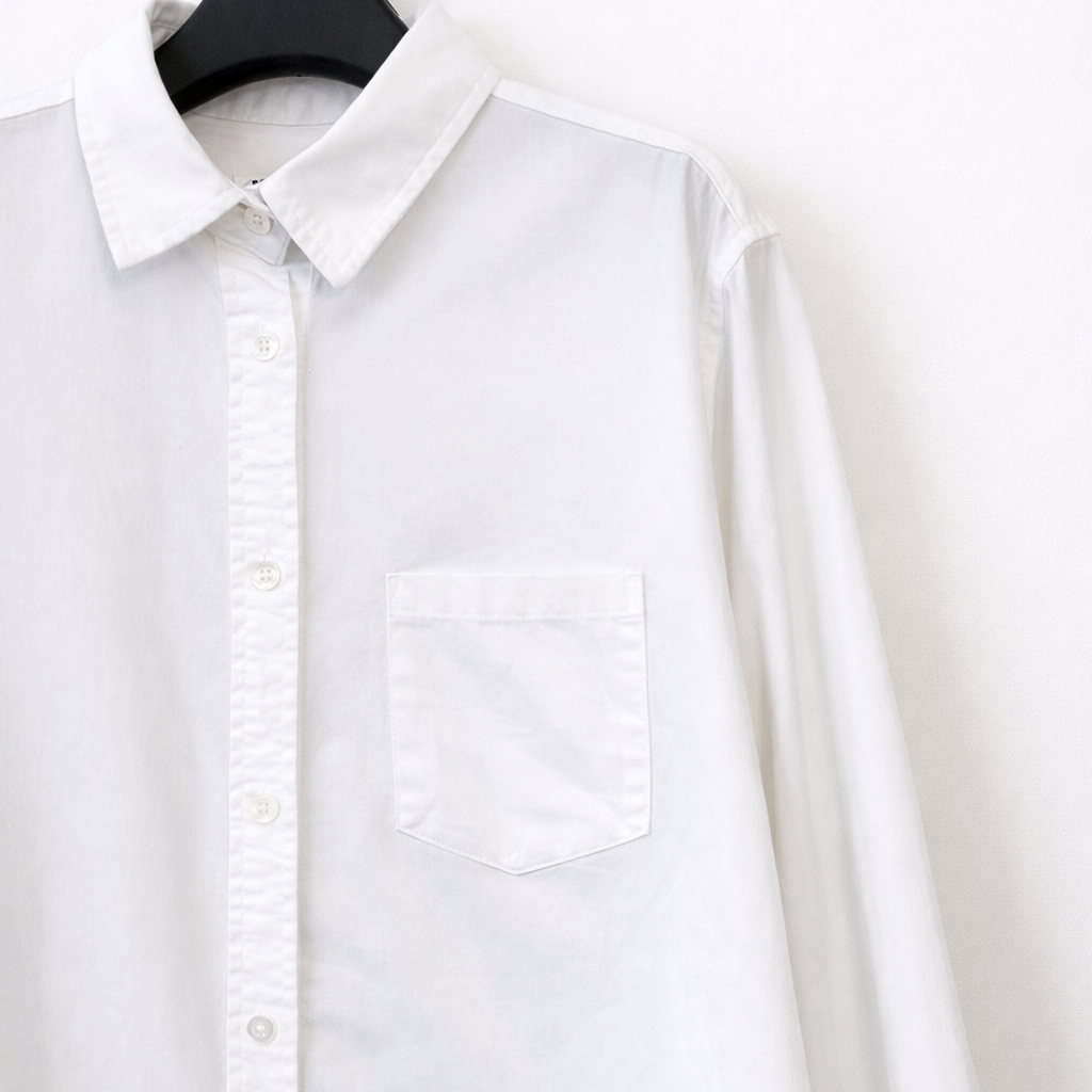 Oxford Long Shirt-WHITE 4