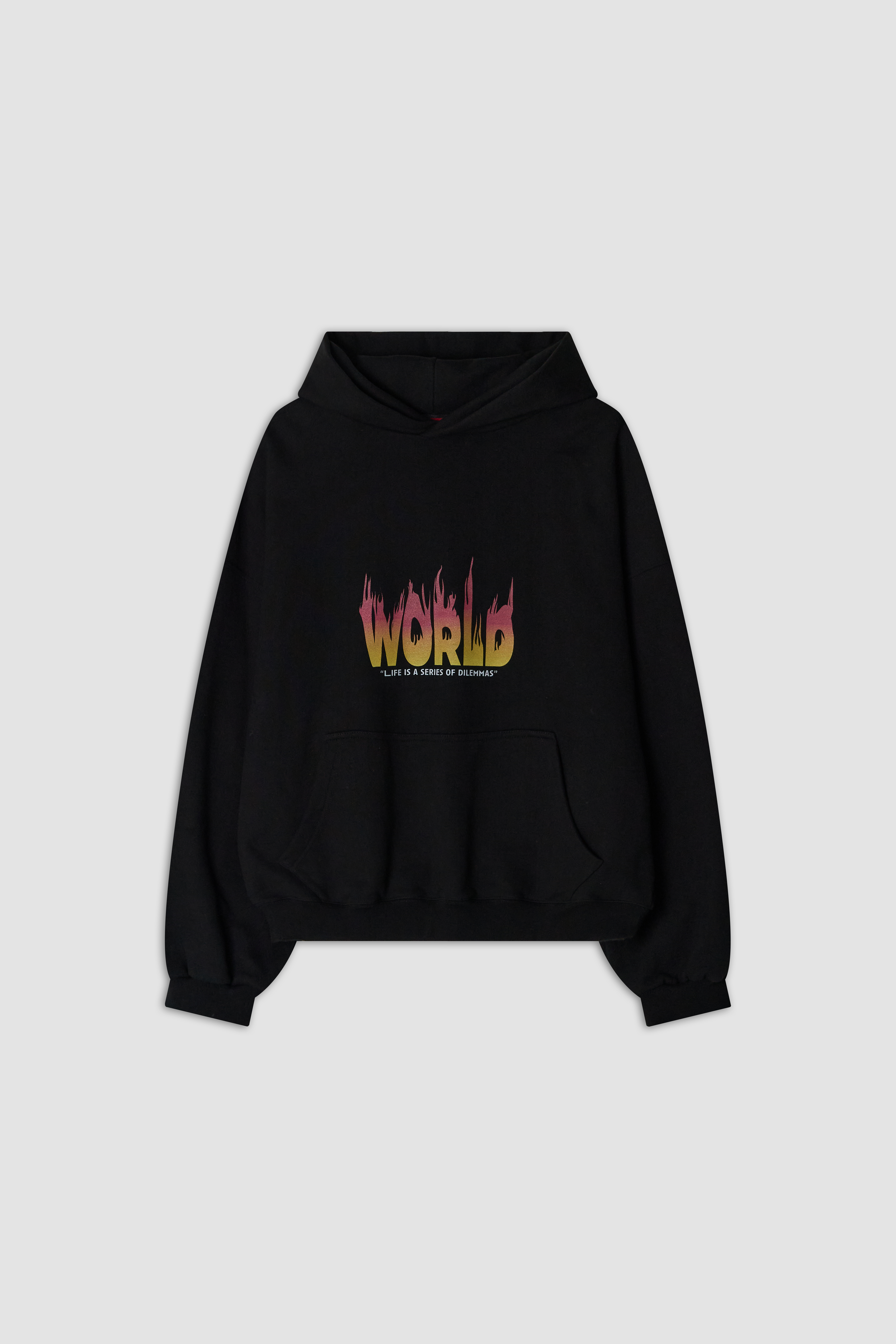 WORLD' FIRE PRINTING HOOD-BLACK 3