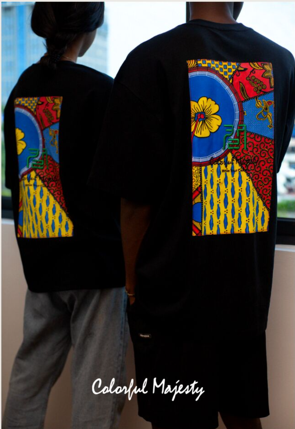Kitenge Signature T-Shirt_BLACK 4
