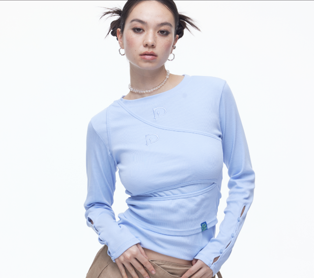 Unbalance Cut-Out Sleeveless T-Shirts 6
