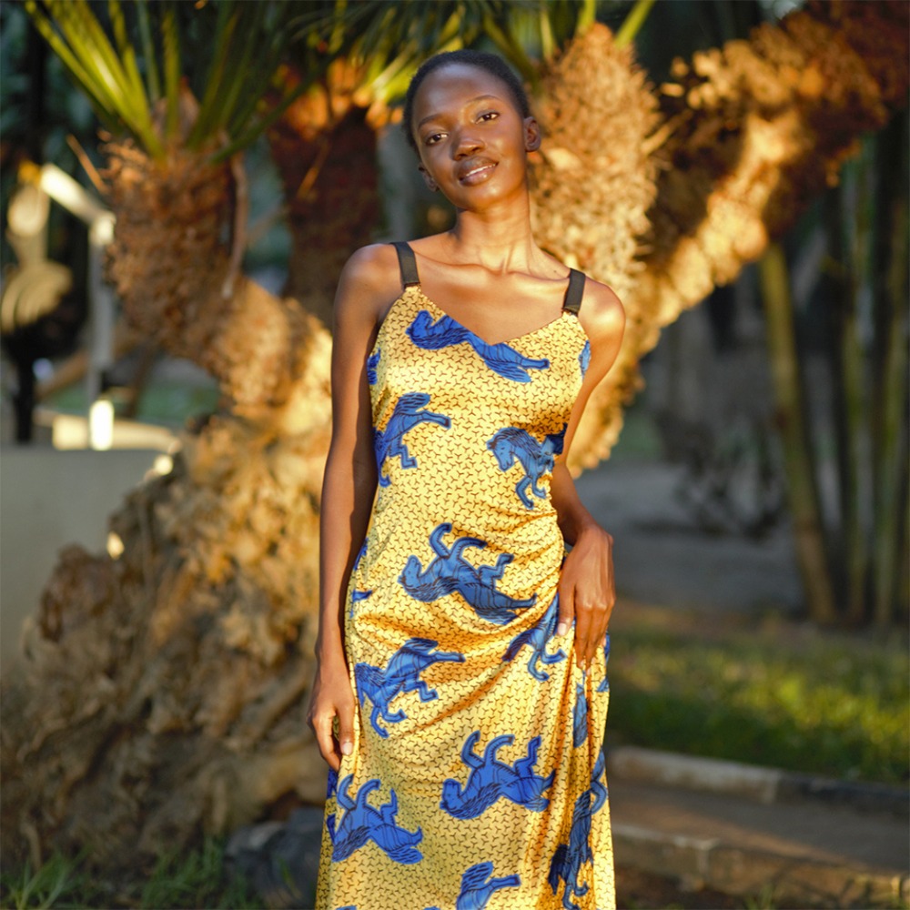 Blue Horse Dress_YELLOW 3