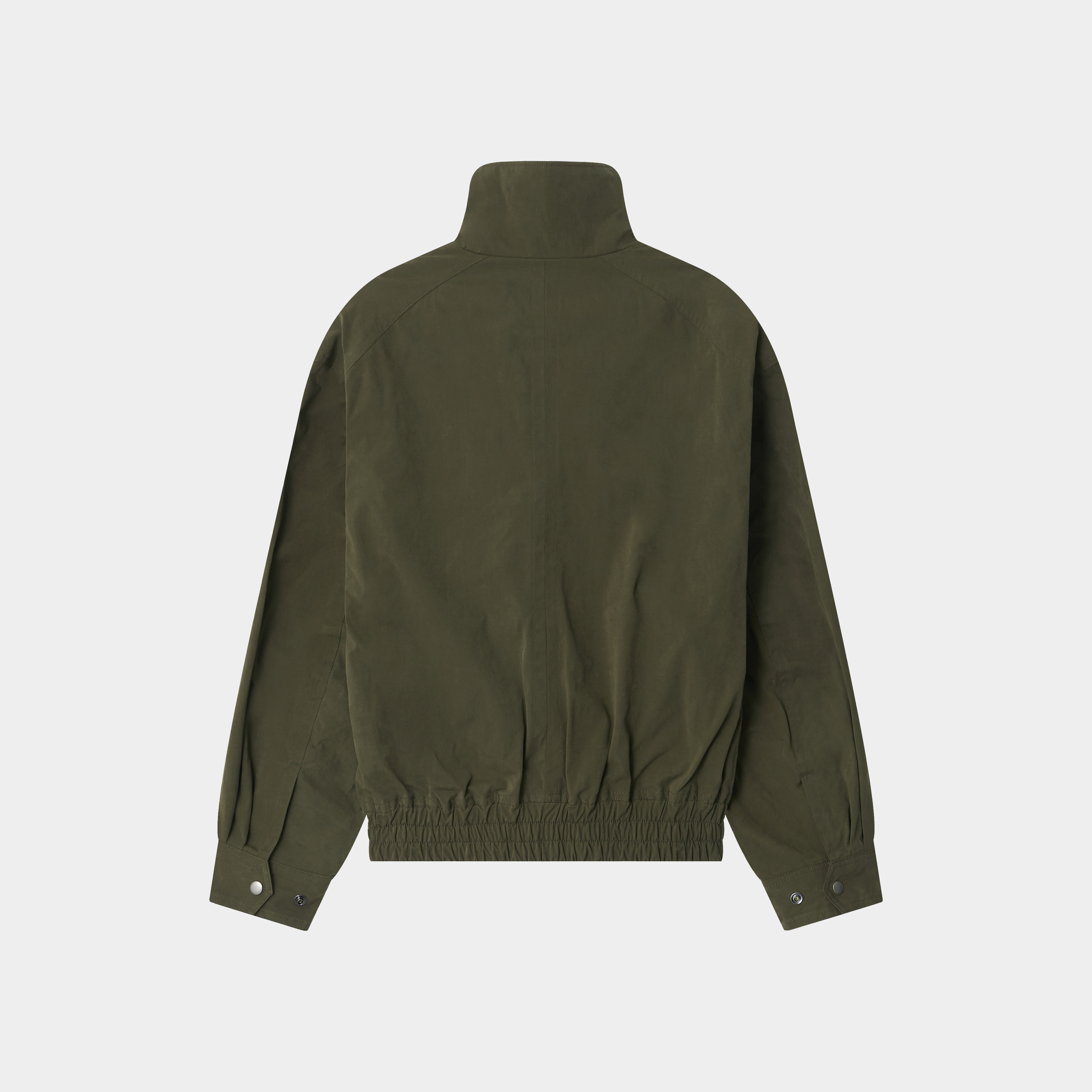 SET-UP CROPPED MILITARY JACKET-KHAKI 2