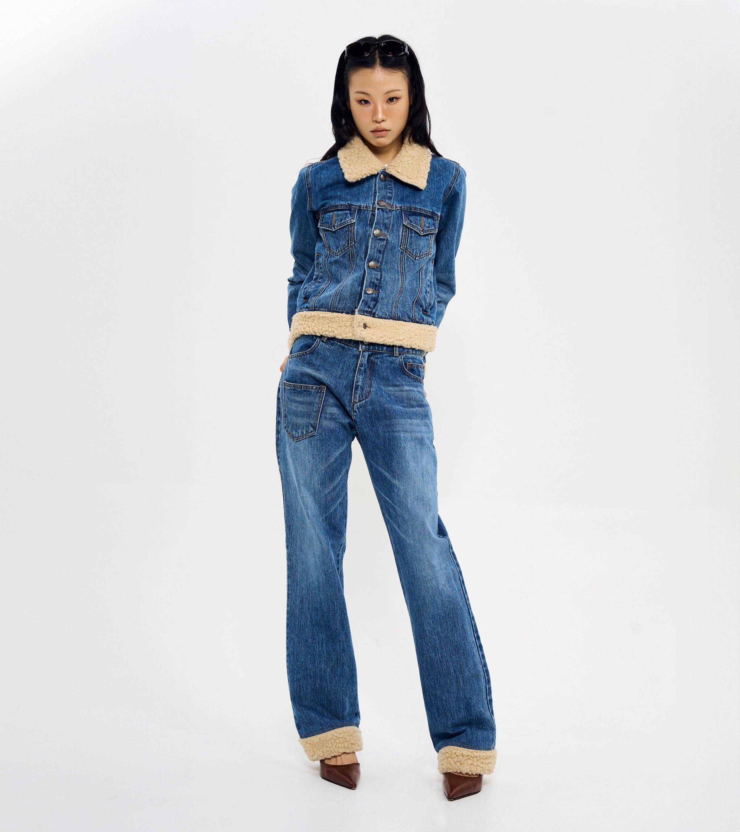 SET-UP SHERPA POINT DENIM JACKET 2
