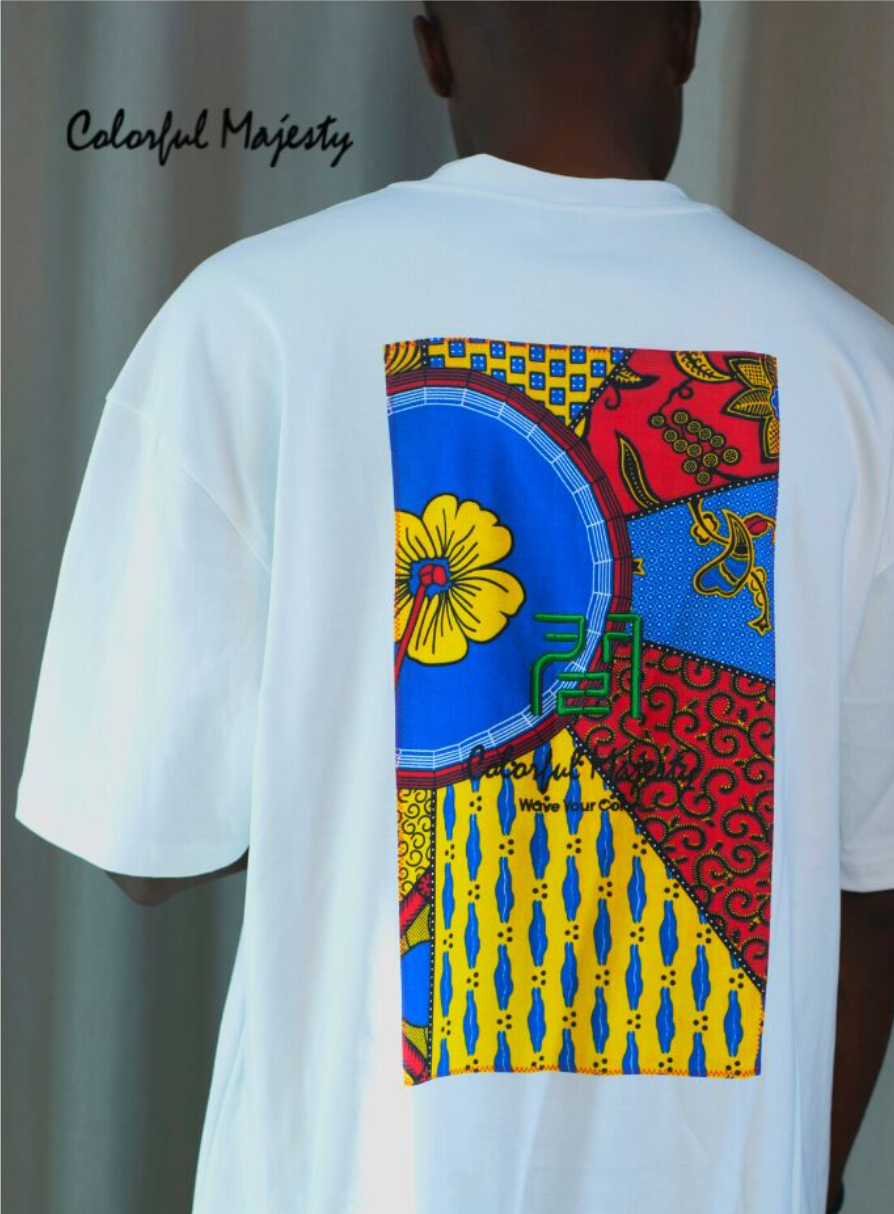 Kitenge Signature T-Shirt_WHITE 5