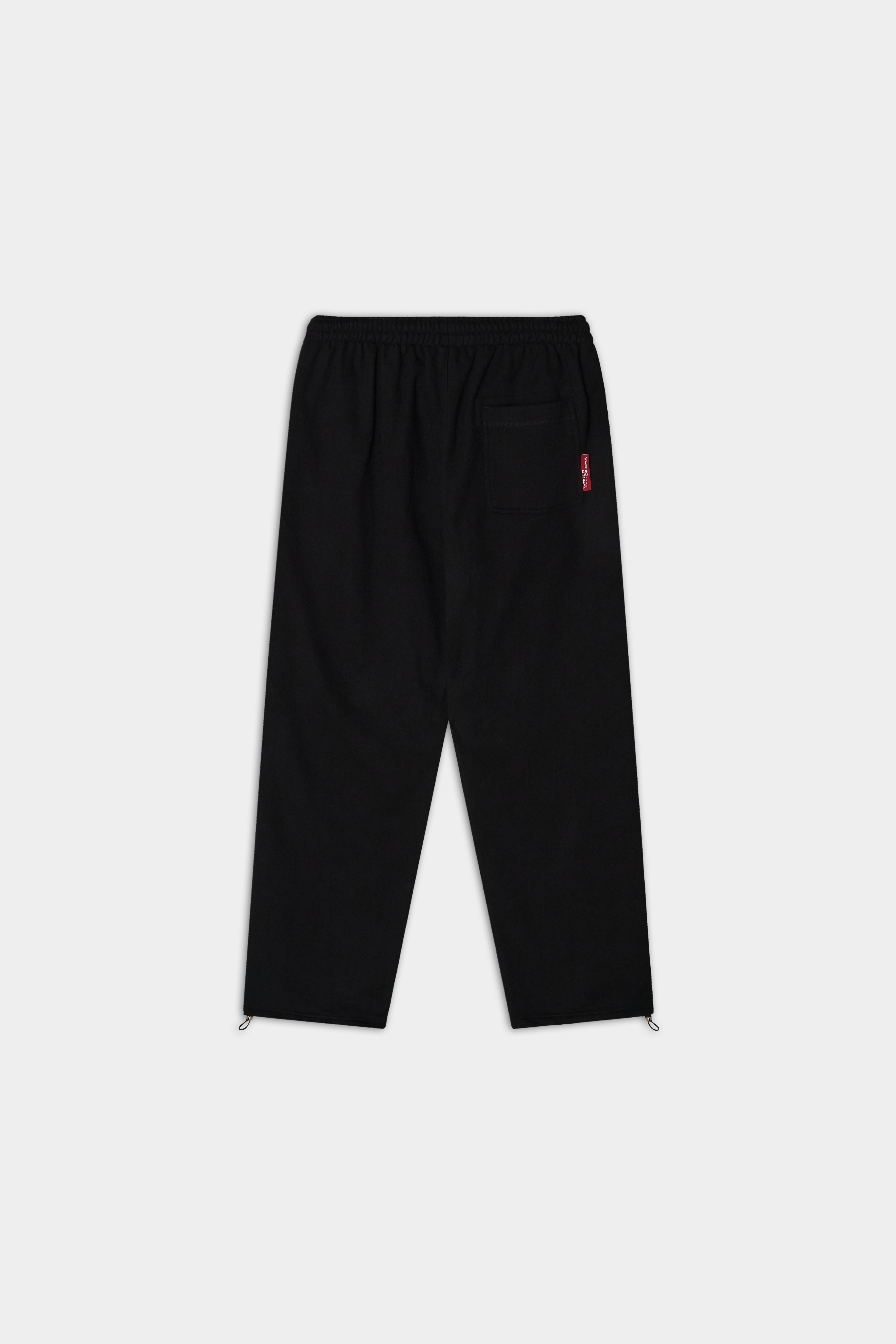 WORLD DILEMA DEPT' EMBROIDERY SWEAT PANTS-BLACK 6