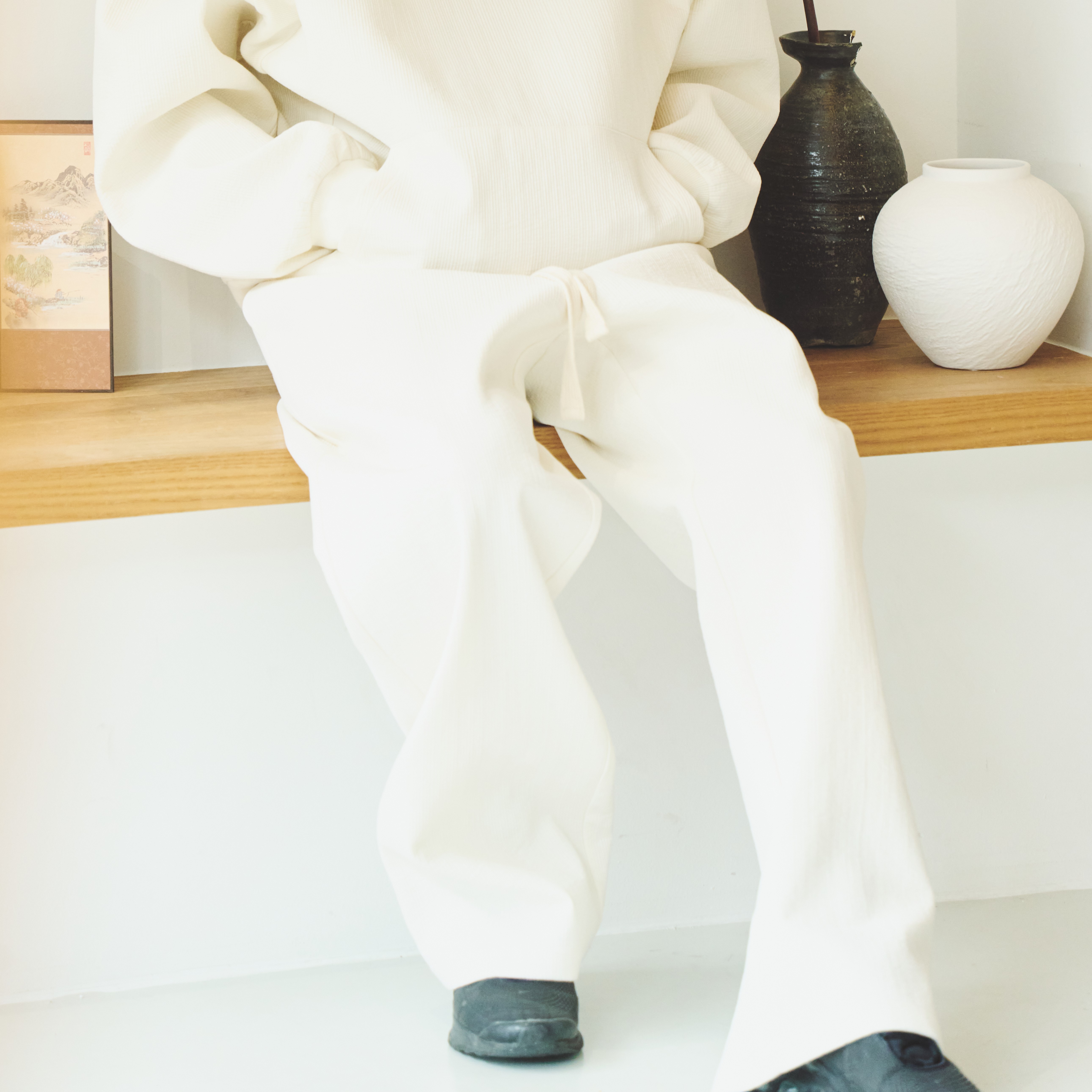 TAEBAEK NUBI BOTTOM-Cream 4