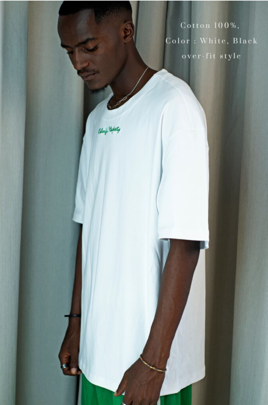 Kitenge Signature T-Shirt_WHITE 4