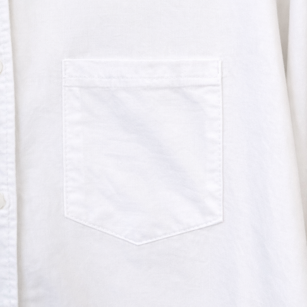 Oxford Long Shirt-WHITE 5