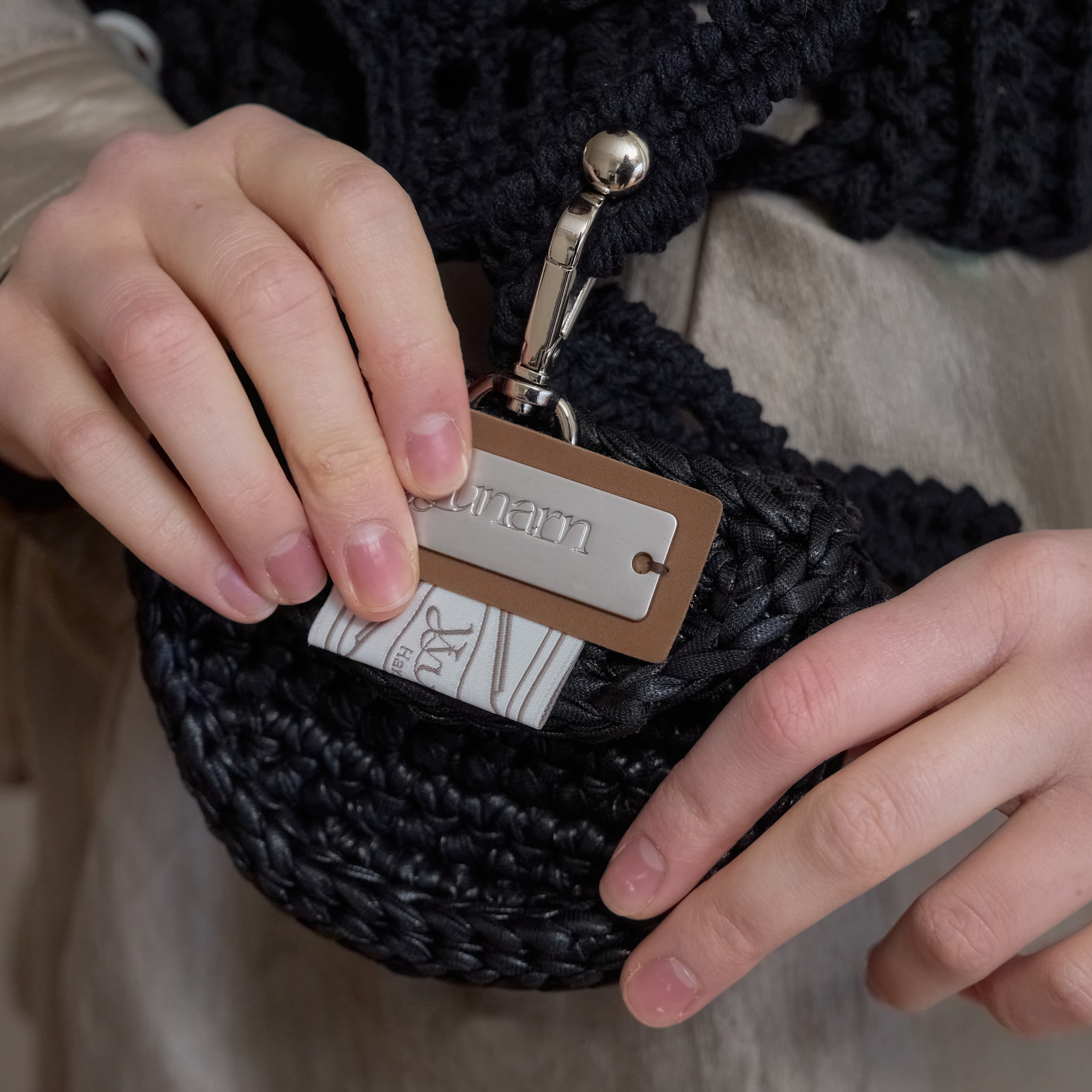 LITTLE HARF MOON Keyring-BLACK 2