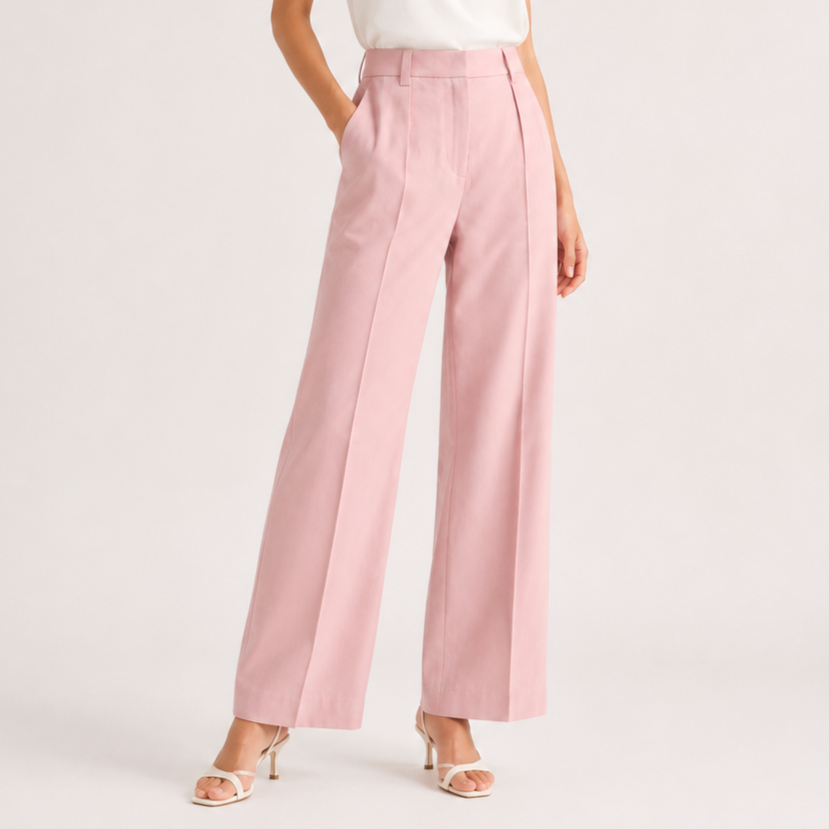 Cotton Slacks-PINK 2
