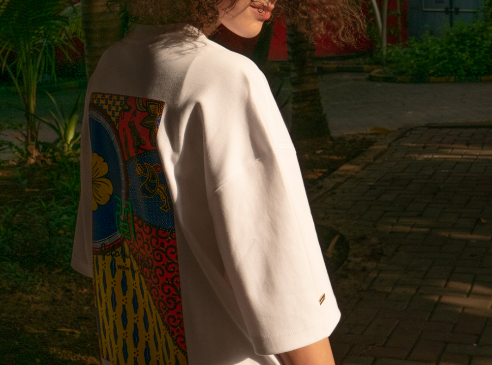 Kitenge Signature T-Shirt_WHITE 2